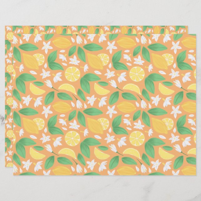 Collectie fruitmandje — Lemon (Voorkant / Achterkant)