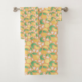 Collectie fruitmandje — Lemon Bad Handdoek