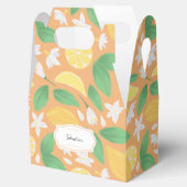 Collectie fruitmandje — Lemon Bedankdoosjes (Geopend)