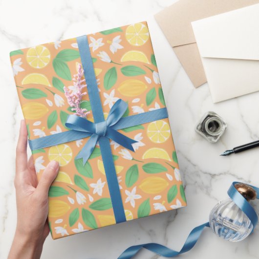 Collectie fruitmandje — Lemon Cadeaupapier (Geschenken)
