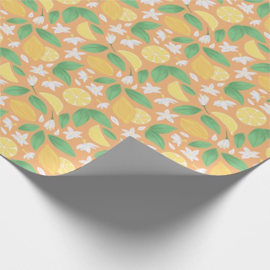 Collectie fruitmandje — Lemon Cadeaupapier (Hoek)