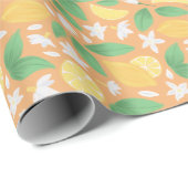 Collectie fruitmandje — Lemon Cadeaupapier (Rol Hoek)