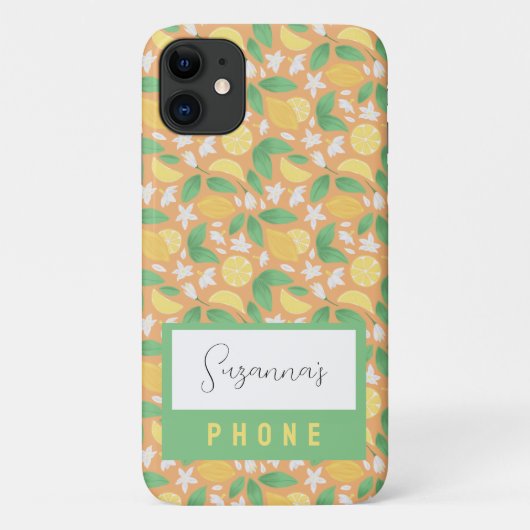 Collectie fruitmandje — Lemon Case-Mate iPhone Case (Achterkant)