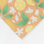 Collectie fruitmandje — Lemon Fleece Deken (Hoek)