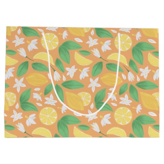 Collectie fruitmandje — Lemon Groot Cadeauzakje (Achterkant)