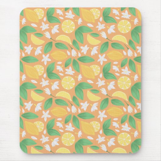 Collectie fruitmandje — Lemon Muismat (Voorkant)