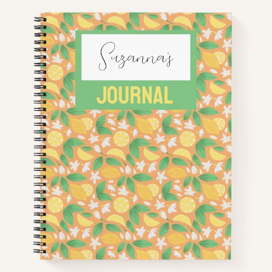 Collectie fruitmandje — Lemon Notitieboek (Voorkant)