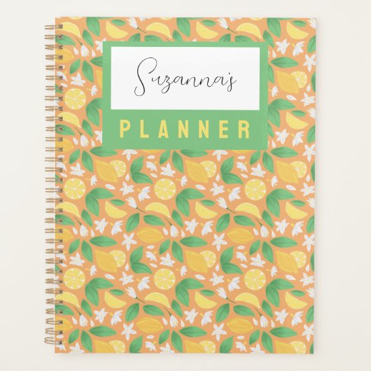 Collectie fruitmandje — Lemon Planner (Voorkant)