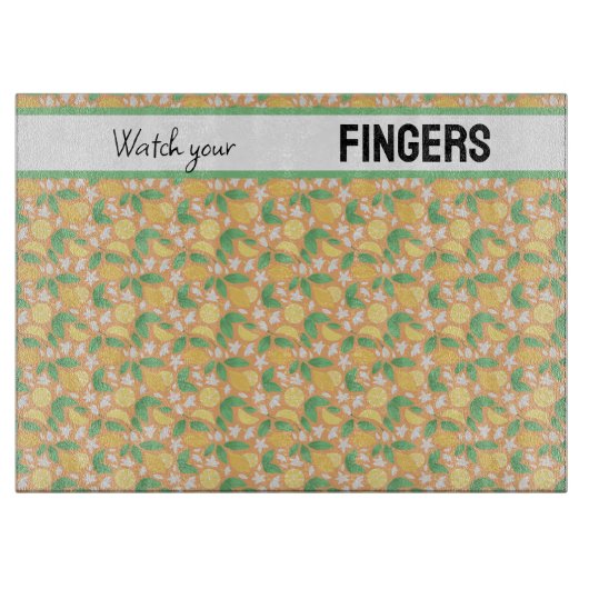 Collectie fruitmandje — Lemon Snijplank (Voorkant)