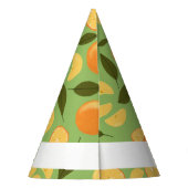 Collectie fruitmandje — Sinaasappels Feesthoedjes (Achterkant)