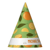 Collectie fruitmandje — Sinaasappels Feesthoedjes (Links)