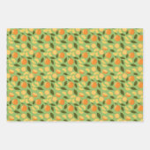 Collectie fruitmandje — Sinaasappels Inpakpapier Vel (Voorkant)