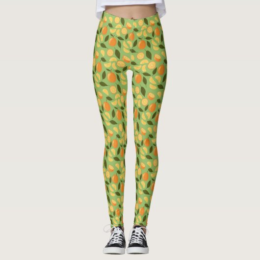Collectie fruitmandje — Sinaasappels Leggings (Voorkant)