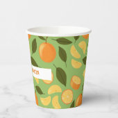 Collectie fruitmandje — Sinaasappels Papieren Bekers (Links)