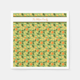 Collectie fruitmandje — Sinaasappels Servet