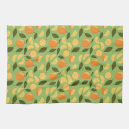 Collectie fruitmandje — Sinaasappels Theedoek