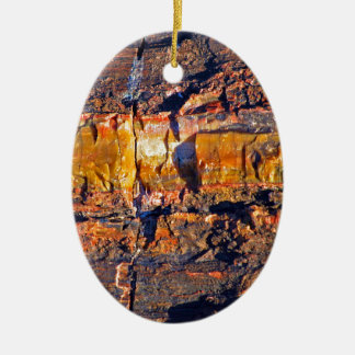collectie "gestript hout" keramisch ornament