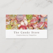 Collectie, gezoet, suikerwerk visitekaartje (Voorkant)