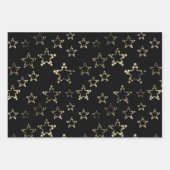 Collectie Glitter Stars Inpakpapier Vel (Voorkant 2)