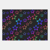 Collectie Glitter Stars Inpakpapier Vel (Voorkant)