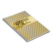 collectie grijze en goudkoersen notitieboek (Rechterzijde)