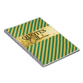 collectie groen - en goudprijzen notitieboek (Rechterzijde)