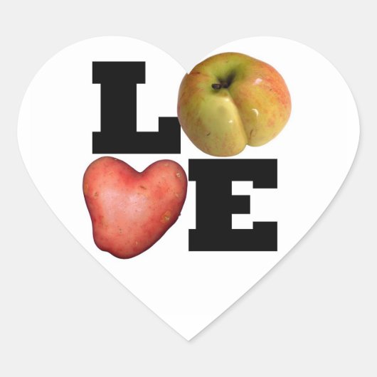 COLLECTIE Hart Potato Hart Sticker (Voorkant)