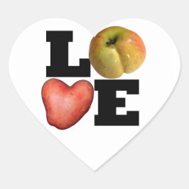 COLLECTIE Hart Potato Hart Sticker