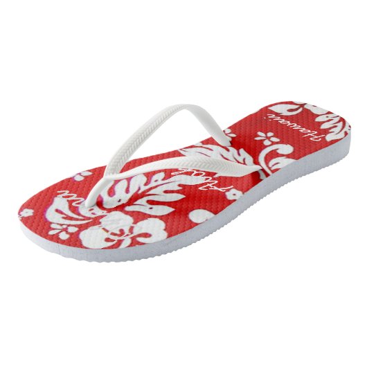 Collectie Hawaii Aloha - Dames en heren Teenslippers (Schuin)