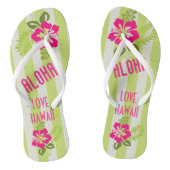 Collectie Hawaii Aloha - Dames en Teenslippers (Voetbed)