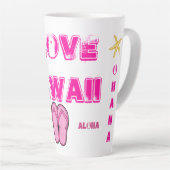 Collectie Hawaii Aloha Latte Mok (Rechterhoek)