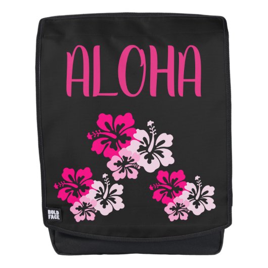 Collectie Hawaii Aloha Rugtassen (Voorkant)