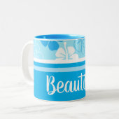 Collectie Hawaii Aloha Tweekleurige Koffiemok (Voorkant links)