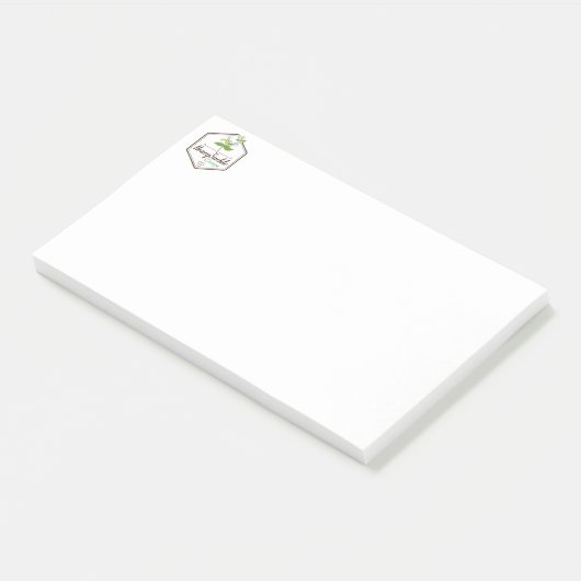Collectie honingzuigelingenontwerp post-it® notes (Schuin)