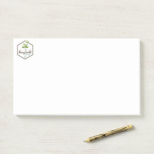 Collectie honingzuigelingenontwerp post-it® notes (Op bureau)