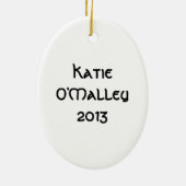 Collectie Iers Ornament Dancer (Achterkant)