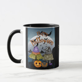 collectie in halloweenstijl mok