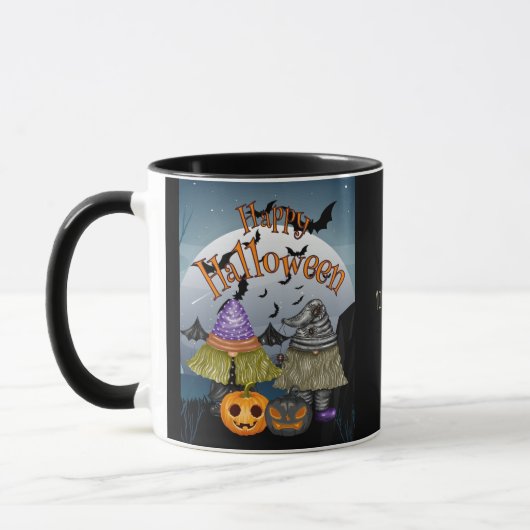 collectie in halloweenstijl mok (Links)