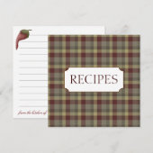 Collectie Kaart land van ontvangst (Voorkant / Achterkant)