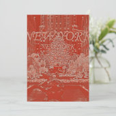 Collectie kerstbomen - New York, New York Kaart (Staand voorkant)