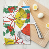 Collectie kerstmis theedoek (Quarter Fold)
