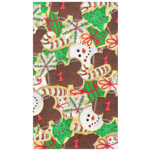 Collectie kerstsuiker tafelkleed (Voorkant)