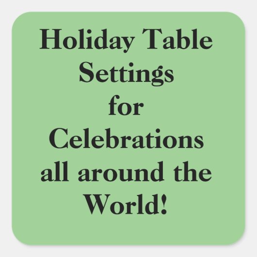 Collectie koptekst 4 vierkante sticker (Voorkant)