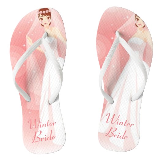 COLLECTIE LADY ELEGANCE - Bride Teenslippers (Voetbed)
