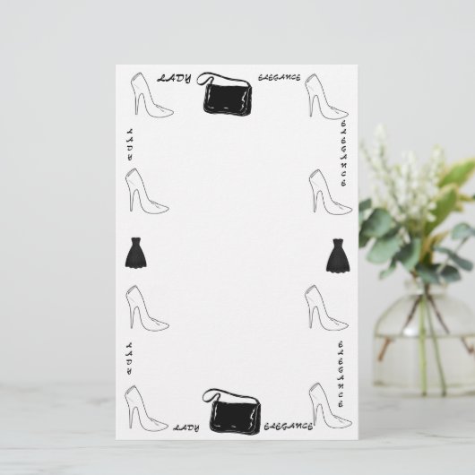 COLLECTIE LADY ELEGANCE BRIEFPAPIER (Staand voorkant)