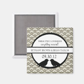 Collectie Lovevogels Sparen de Magnet van de Datum (Voorkant / Achterkant)