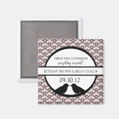 Collectie Lovevogels Sparen de Magnet van de Datum (Voorkant / Achterkant)