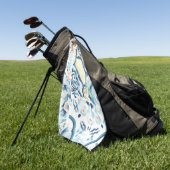 Collectie Medallion Medley Golfhanddoek (Groen)