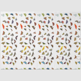 Collectie met butterfly-ontkoppeling tissuepapier