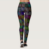 Collectie met gerimpte SpaceTime Stripes Leggings (Achterkant)